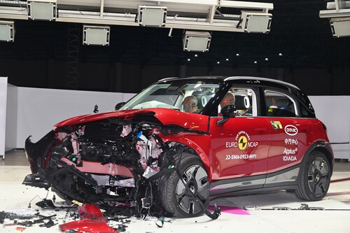 Smart #1 im Euro-NCAP-Crashtest.