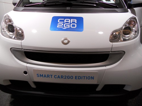 Smart Car2go in Hamburg.