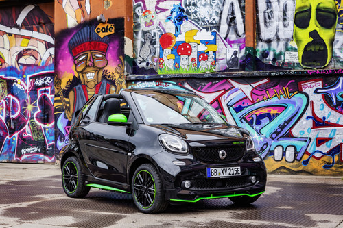 Smart Fortwo Cabrio Electric Drive Greenflash.
