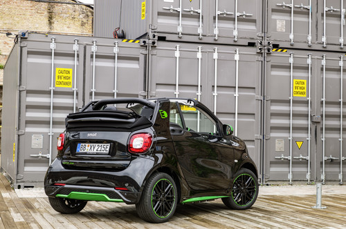 Smart Fortwo Cabrio Electric Drive Greenflash.