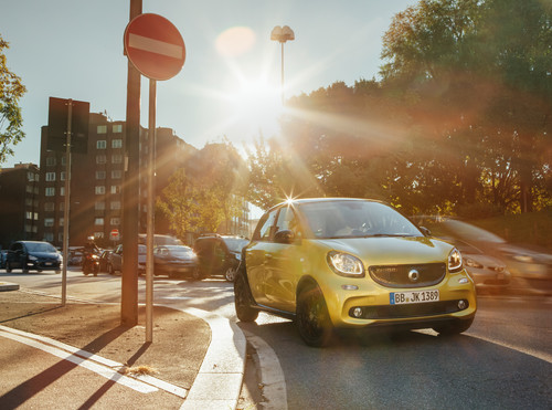 Smart Fortwo in Mailand. 
