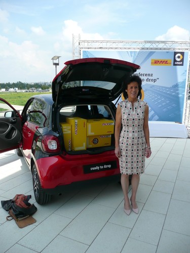 Smart und DHL können kooperieren - Smart-Chefin Annette Winkler.