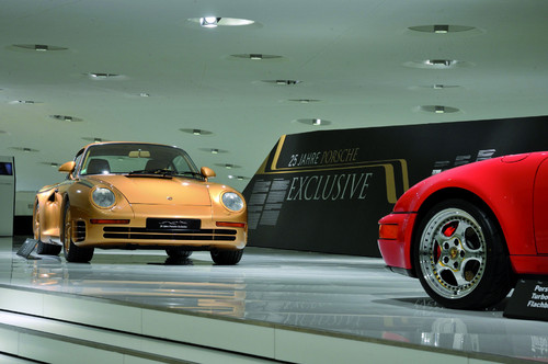 Sonderausstellung „25 Jahre Porsche Exclusive“.