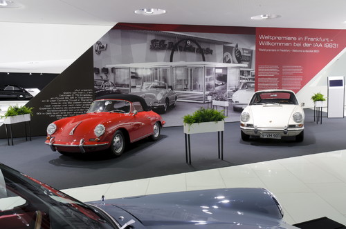Sonderausstellung „50 Jahre 911“ im Porsche-Museum.