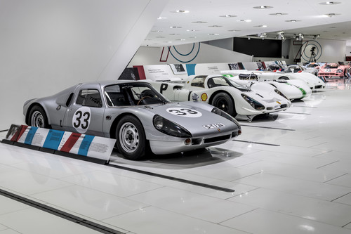 Sonderausstellung „70 Jahre Porsche Sportwagen“.