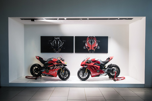 Sonderausstellung „Anatomy of Speed“ im Ducati-Museum.