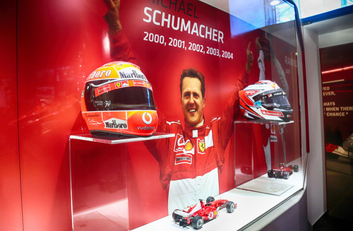 Sonderausstellung „Michael 50“ im Ferrari-Museum in Maranello.