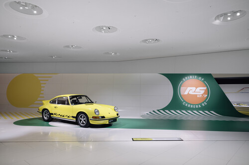 Sonderausstellung „Spirit of Carrera RS“ im Porsche-Museum.
