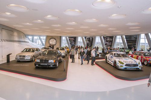 Sonderschau „50 Jahre AMG“ im Mercedes-Benz-Museum.