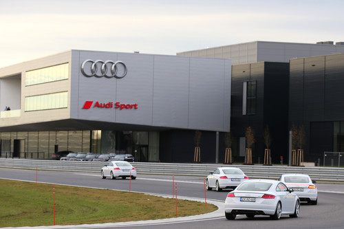 Sondierung für den Audi-Sport-TT-Cup.