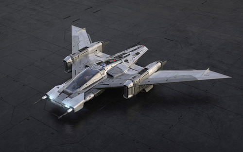  Star Wars Tri-Wing S-91x Pegasus Starfighter.
