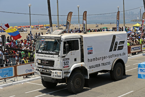 Start der Dakar 2013 in Lima.