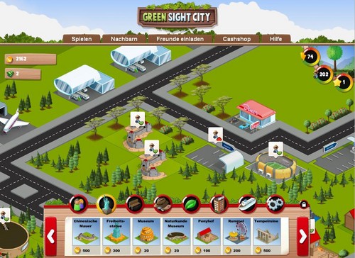 Start eines neuen Simulationsspiels für grüne Metropolen: GreenSight City.