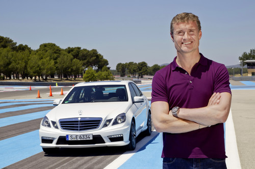 Start mit Marketingkampagne zum neuen E 63 AMG. David Coulthard neuer AMG Markenbotschafter.
