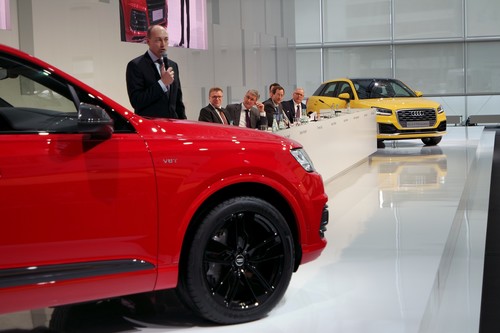 Stefan Knirsch mit dem neuen Super-Diesel Audi SQ7.