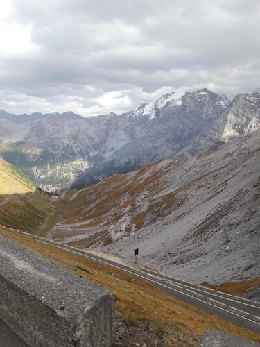 Stilfser Pass in Südtirol.