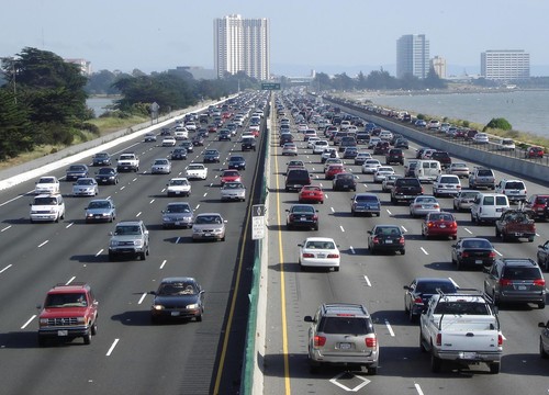 Straßenverkehr in den USA.