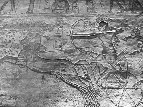Streitwagen von Ramses II (ca. 1240 v. Chr.).