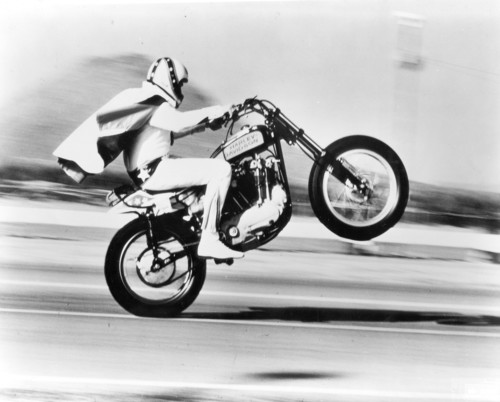 Stuntman Evel Knievel schwor auf die Harley-Davidson XR-750.