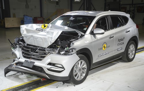 SUV im Euro-NCAP-Crashtest.