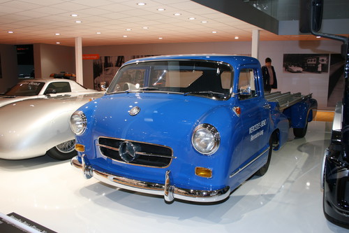 Techno-Classica 2014: Mercedes-Benz-Renntransporter.