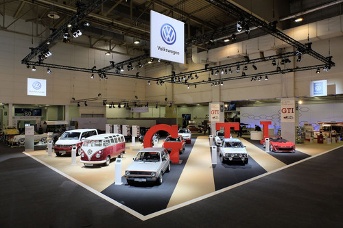Techno Classica 2016: Stand von Volkswagen.