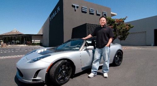 Tesla-Vice President James Chen.