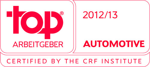 „Top Arbeitgeber Automotive“ vom CRF Institute.