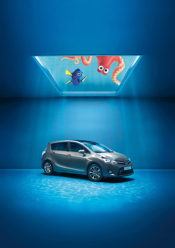 Toyota begleitet den Kinostart von „Findet Dorie“ mit einer Verso-Kampagne.