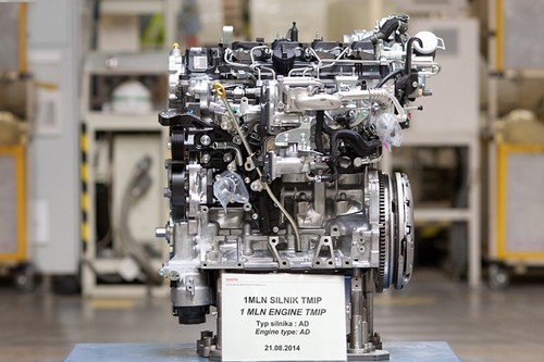 Toyota feiert eine Millionen Motoren aus Polen.