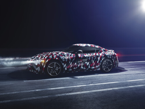 Toyota GR Supra in Camouflage.