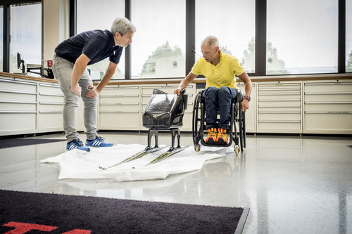 Toyota hat für Paralympics-Sportlerin Andrea Eskau einen Rennschlitten gebaut.