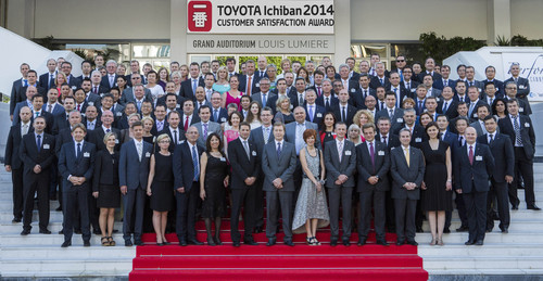 Toyota hat seine europäischen Händler mit der höchsten Kundenzufriedenheit geehrt.