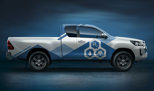 Toyota Hilux mit Brennstoffzellenantrieb.