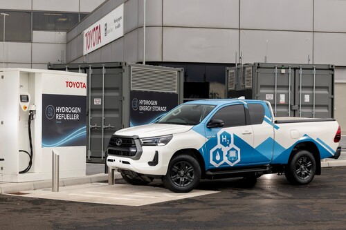 Toyota Hilux mit Brennstoffzellenantrieb.