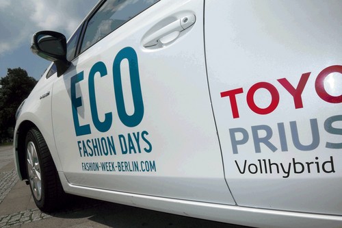 Toyota Hybrid Shuttle-Service bei den Eco Fashion Days.