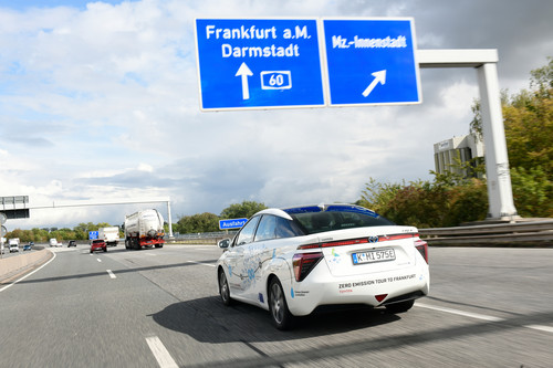 Toyota Mirai bei &quot;Zero Emission to Frankfurt&quot;.