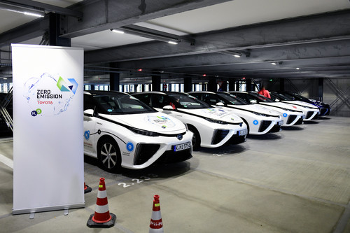 Toyota Mirai bei &quot;Zero Emission to Frankfurt&quot;.