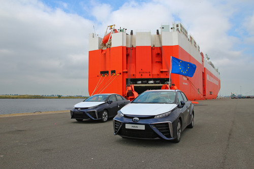 Toyota Mirai erreicht Europa.