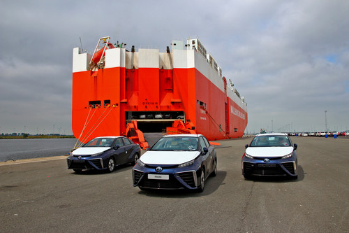 Toyota Mirai erreicht Europa.