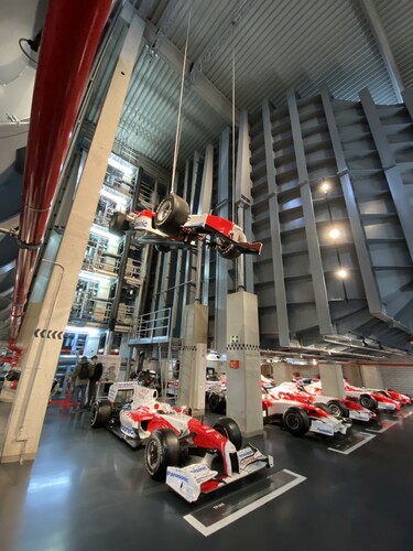 Toyota-Motorsportsammlung in Köln.