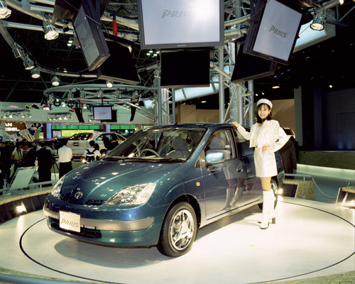 Toyota Prius bei der Premiere auf der Tokyo Motor Show 1997.