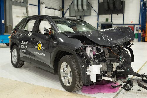 Toyota RAV4 im Euro-NCAP-Crashtest.