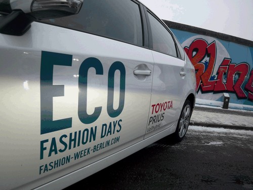 Toyota Shuttleservice bei den Eco Fashion Days 2013.