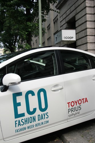 Toyota unterstützt die Eco Fashion Days in Berlin.