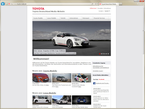 Toyota Website.