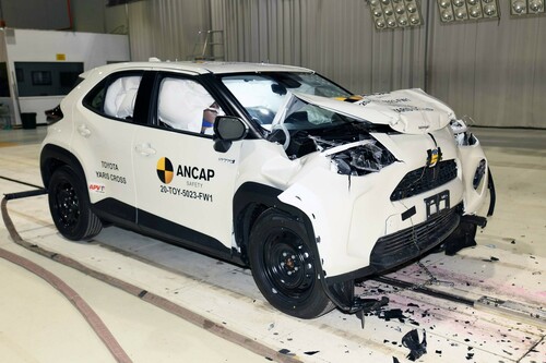 Toyota Yaris Cross im Euro-NCAP-Crashtest.