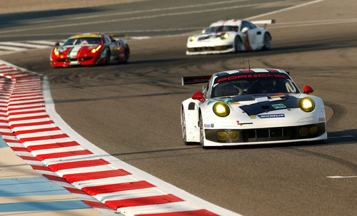 tPosche Motorsport in der Saison 2014: Porsche 911 RSR, Porsche AG Team Manthey: Joerg Bergmeister, Patrick Pile.