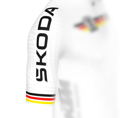 Trikot mit Markenlogo: Skoda ist Hauptsponsor der deutschen Rad-Nationalmannschaften.
