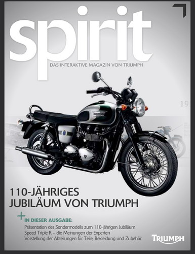 Triumph-E-Magazin „Spirit“.